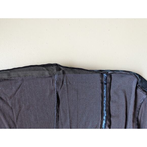 Galvan London Long-Sleeve Deep-V Hammered Velvet Cocktail Dress SZ 4 Blue #1D459 - Picture 11 of 16